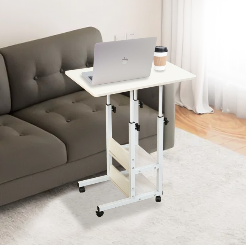 TaffHOME Meja Rak Laptop Adjustable Desk With 2 Rack - ND03 Gambar produk TaffHOME Meja Rak Laptop Adjustable Desk With 2 Rack - ND03 - 5