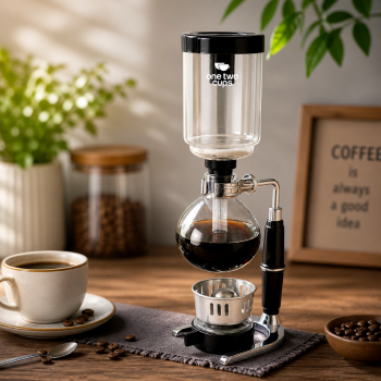 One Two Cups Syphon Coffee Maker Manual Brew Vacuum Pot 3 Cups 360ml - JF33