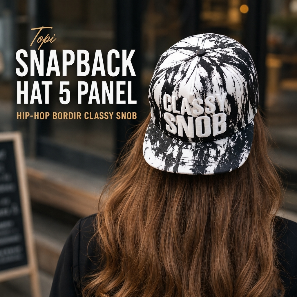 MLB Topi Snapback Hat 5 Panel Hip-Hop Bordir Classy Snob - M60 Gambar produk MLB Topi Snapback Hat 5 Panel Hip-Hop Bordir Classy Snob - M60 - Utama