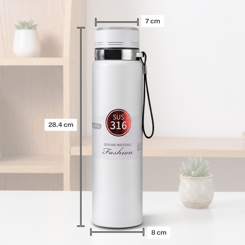 BOUTH Botol Minum Termos Tumbler Air Double Wall Stainless Steel 1L - A1A5 Gambar produk BOUTH Botol Minum Termos Tumbler Air Double Wall Stainless Steel 1L - A1A5 - 7