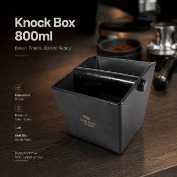 One Two Cups Wadah Ampas Kopi Espresso Knock Box Container ABS 800ml - MG-190