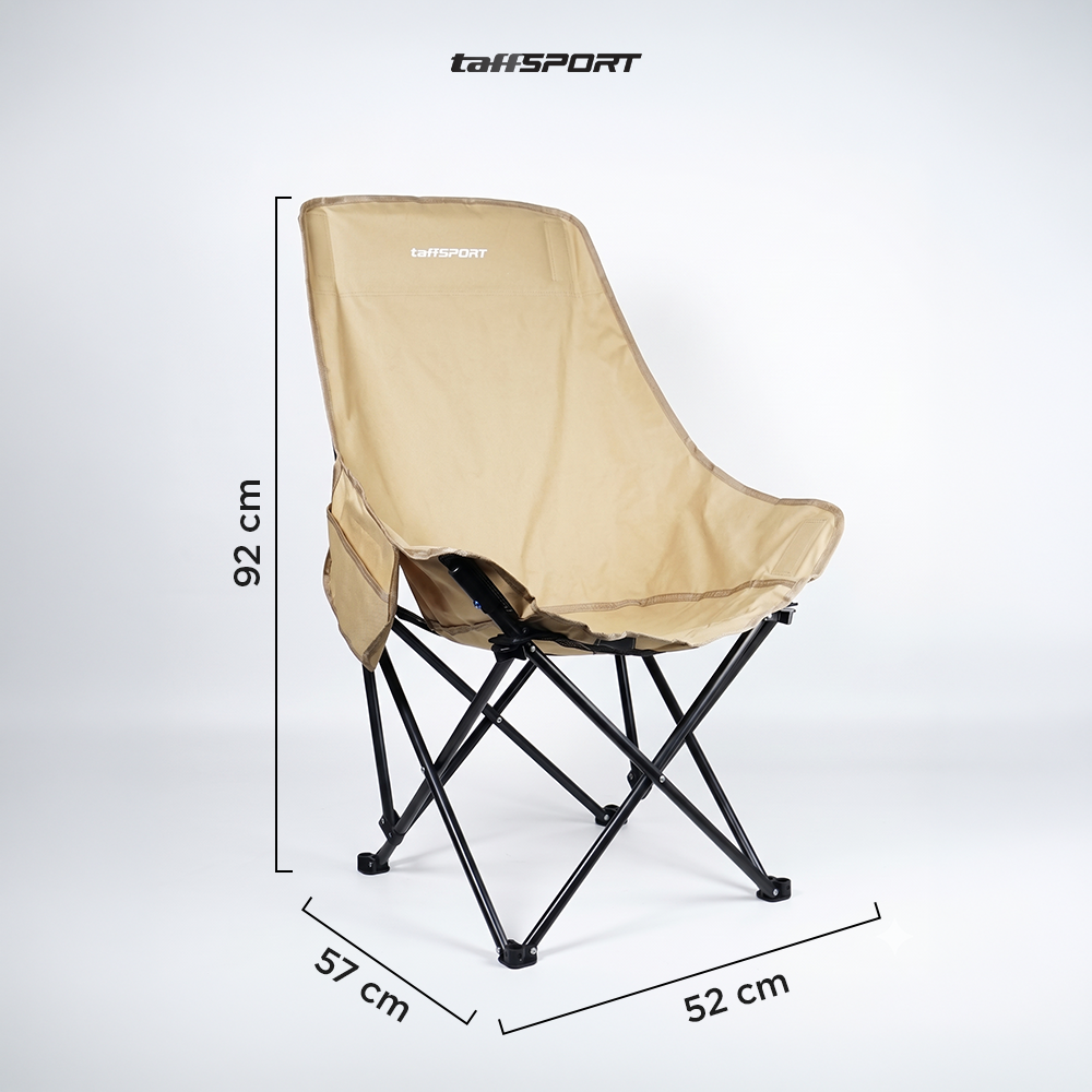 Gambar produk TaffSPORT Kursi Lipat Outdoor Camping Portable Oxford Folding Chair - FO021 - 8