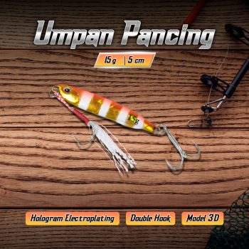 Atriptime Umpan Pancing Ikan Double Hook Bait Fishing Lure 5cm 15g - S1BF900