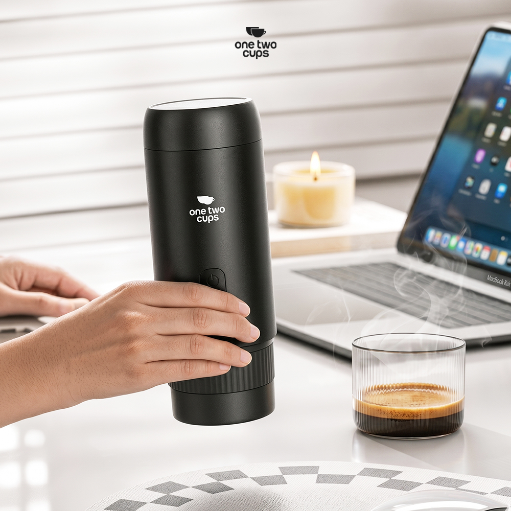 One Two Cups Portable Coffee Maker 2in1 20 Bar 1500mAh for Nespresso - HS9440-2S Gambar produk One Two Cups Portable Coffee Maker 2in1 20 Bar 1500mAh for Nespresso - HS9440-2S - 6