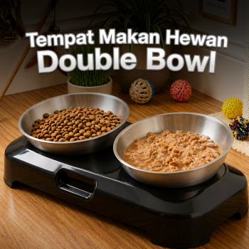 OMEKA Tempat Makan Hewan Peliharaan Kucing Anjing Feeding - ORM10
