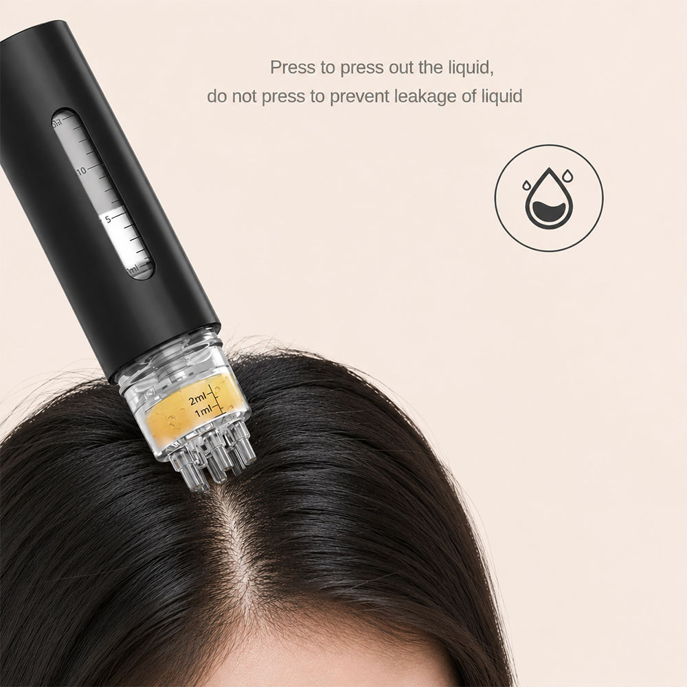 YIBER Scalp Applicator Hair Oil Massager Sisir Pijat Kulit Kepala 15ml - YSP15 Gambar produk YIBER Scalp Applicator Hair Oil Massager Sisir Pijat Kulit Kepala 15ml - YSP15 - 1