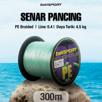 TaffSPORT Senar Tali Benang Pancing Fishing Line PE Braided 300M - TF102