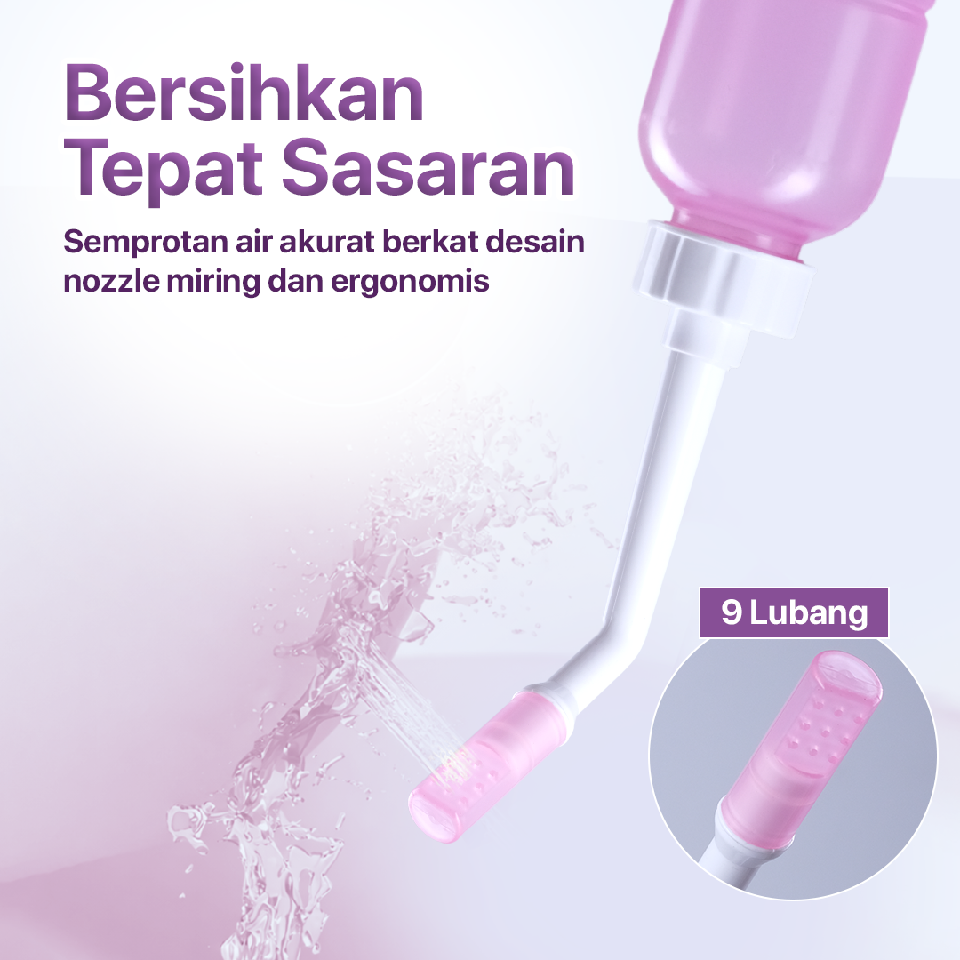 TOOKIE Semprotan Cebok Buang Air Bidet Portable Travel Sprayer 560ml - WS500 Gambar produk TOOKIE Semprotan Cebok Buang Air Bidet Portable Travel Sprayer 560ml - WS500 - 2