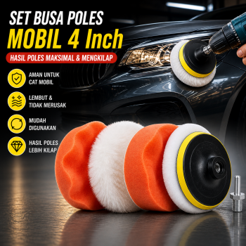 OTOHEROES Set Busa Poles Mobil Sponge Polishing Pad - PL051