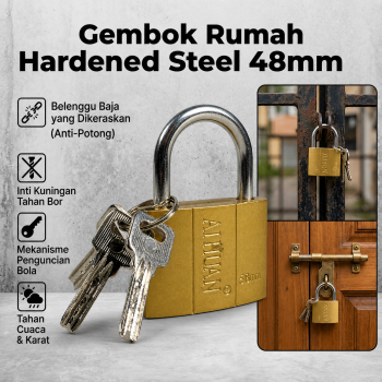 AI HUAN Gembok Rumah Anti Maling Padlock Hardened Steel - IDP