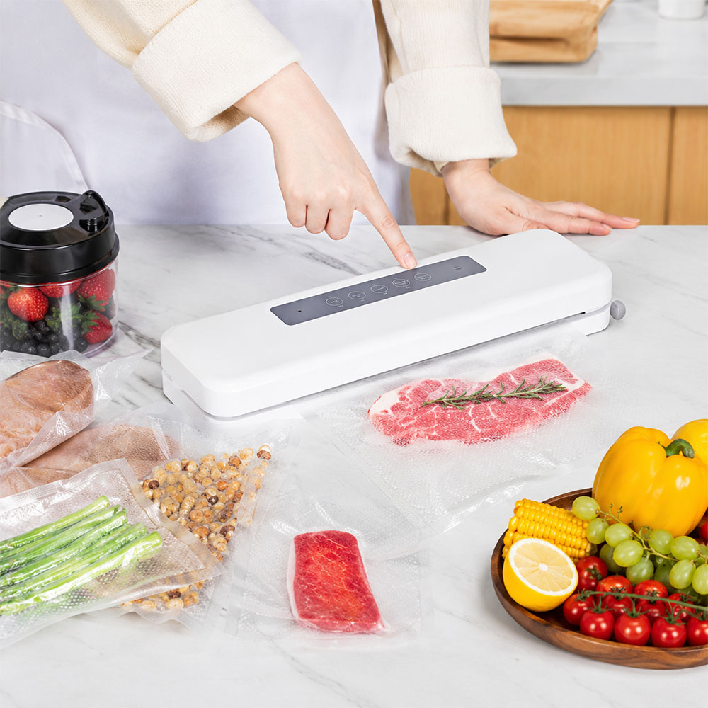 XinBao Alat Vakum Makanan Vacuum Sealer Packaging Machine 60kPa 110W - QH-56 Gambar produk XinBao Alat Vakum Makanan Vacuum Sealer Packaging Machine 60kPa 110W - QH-56 - 1