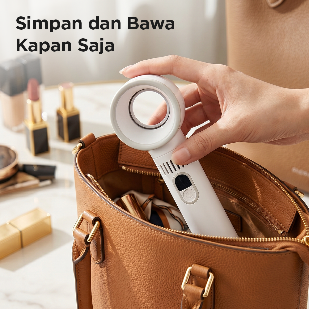 SMZERO10 Kipas Angin Portable Bladeless Handheld Fan 1200mAh - ZERO10 Gambar produk SMZERO10 Kipas Angin Portable Bladeless Handheld Fan 1200mAh - ZERO10 - 3