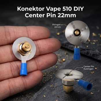 Konektor Vape 510 Connector Self Adjusting DIY Center Pin 22mm