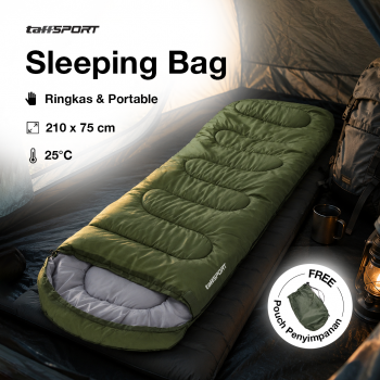 TaffSPORT Kasur Lipat Portable Camping Sleeping Bag Outdoor Hiking - TAF-KL