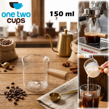 One Two Cups Gelas Takar Kopi Espresso Shot Measuring 150ml - JK-150