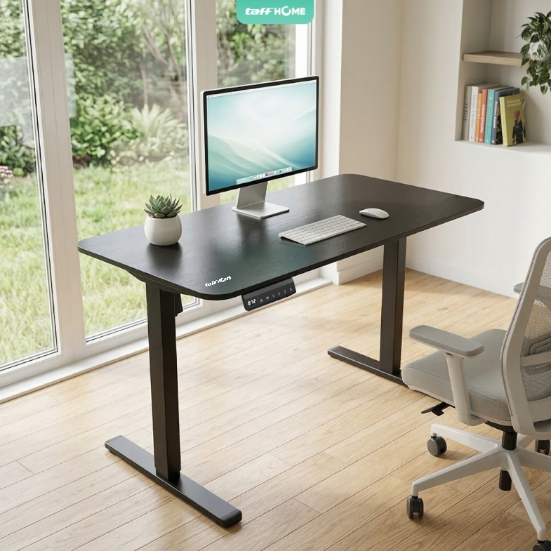 TaffHOME Meja Kerja Gaming Elektrik Adjustable Lifting Desk 120x60cm - FH-5 Gambar produk TaffHOME Meja Kerja Gaming Elektrik Adjustable Lifting Desk 120x60cm - FH-5 - 4