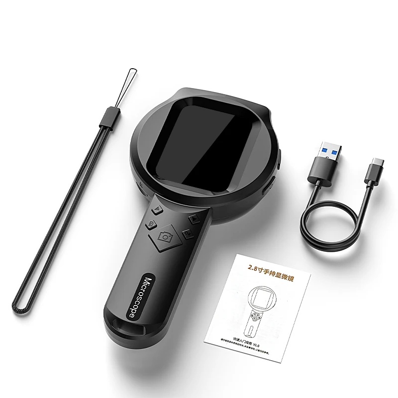 Taffware Mikroskop Digital Portable 100x IPS 2.8 Inch 2MP 500mAh - T54 Gambar produk Taffware Mikroskop Digital Portable 100x IPS 2.8 Inch 2MP 500mAh - T54 - Kemasan