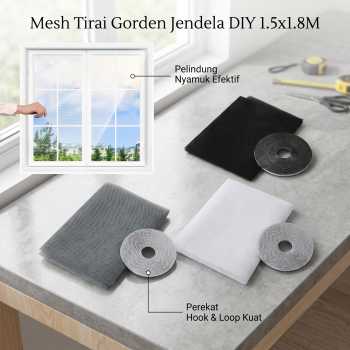 DTGJ Mesh Tirai Gorden Jendela DIY Anti Nyamuk Serangga - WN04