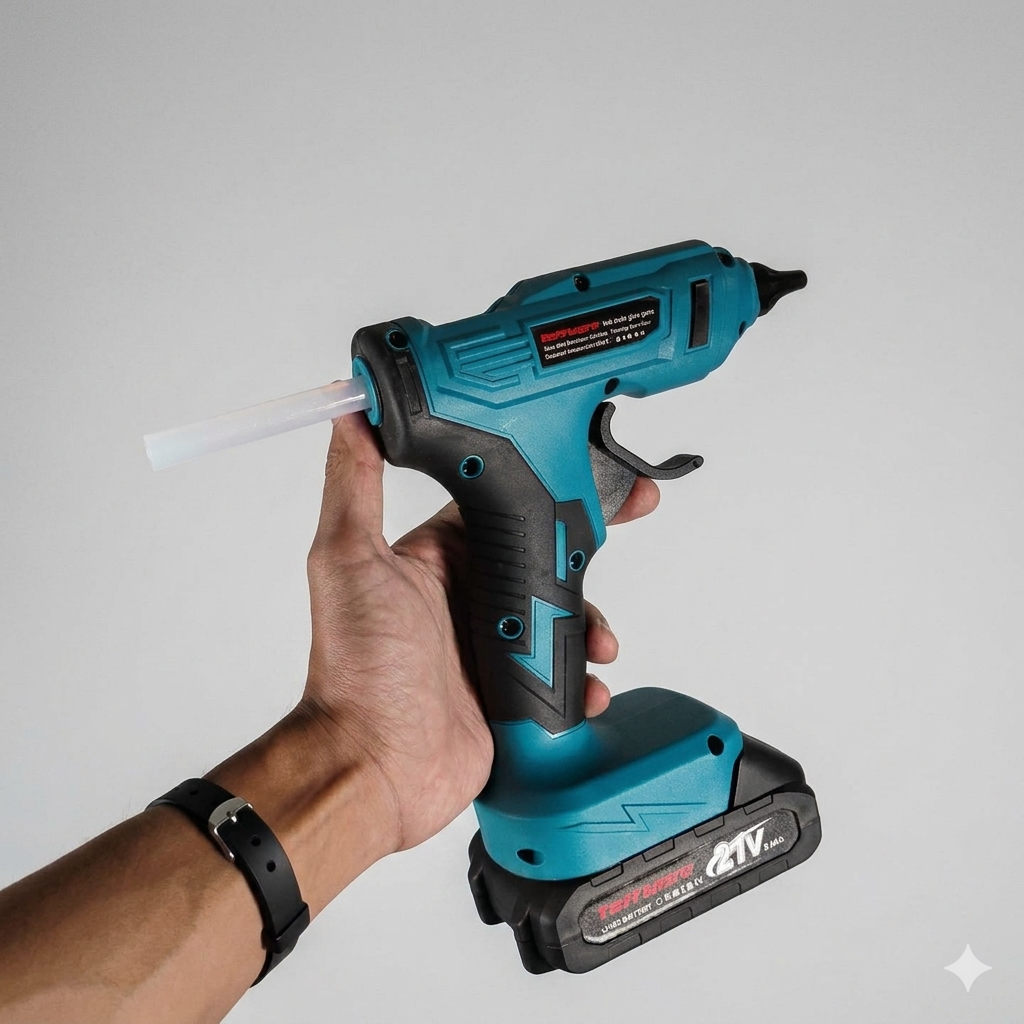 Taffware Lem Tembak Pistol Panas Glue Gun Hot Melt Heating 60W - QT-310 Gambar produk Taffware Lem Tembak Pistol Panas Glue Gun Hot Melt Heating 60W - QT-310 - 1