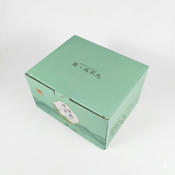 Gambar produk GAOPENG Teko Kaca Borosilikat Tahan Panas Handle Wood Tea Filter 590ml - GPN550 - Kemasan