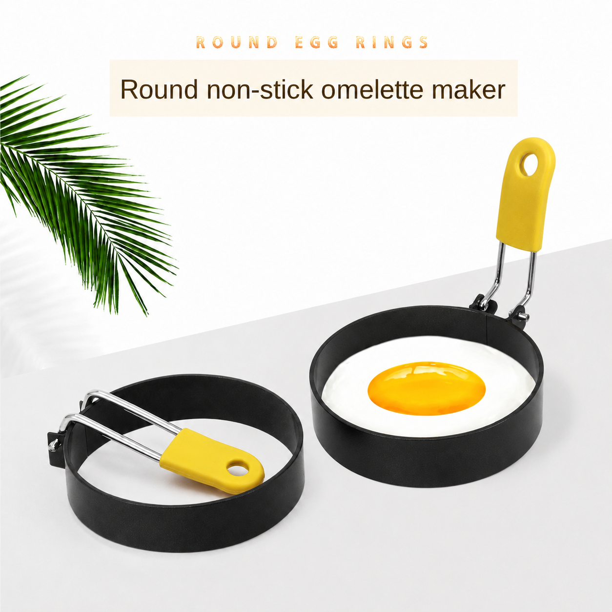 TEENRA Cetakan Telur Omelet Egg Pancake Ring 2 PCS - T2819 Gambar produk TEENRA Cetakan Telur Omelet Egg Pancake Ring 2 PCS - T2819 - Utama