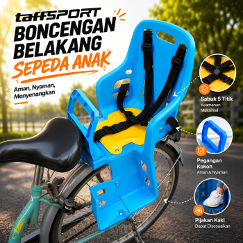 TaffSPORT Boncengan Belakang Sepeda Anak Child Safety Back Seat - DY11