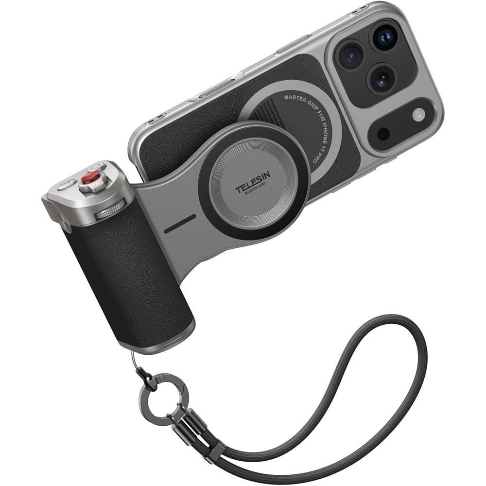 TELESIN Master Grip MagSafe for iPhone 17 Pro with Phone Case - P5-MCS-22-TIP Gambar produk TELESIN Master Grip MagSafe for iPhone 17 Pro with Phone Case - P5-MCS-22-TIP - Kemasan