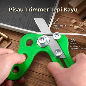 ISFRIDAY Pisau Pemangkas Tepi Kayu Edge Trimming Scraper Knife Cutter - ID14