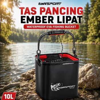 TaffSPORT Tas Pancing Ember Lipat Waterproof EVA Fishing Bucket 10L - WF154