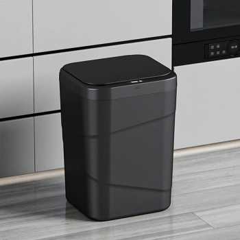 Gambar produk BONSA Tempat Sampah Otomatis Touchless Motion Sensor Trash Bin 16L - TSO-10