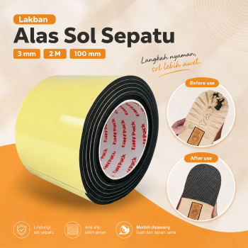 TaffPACK Lakban Alas Sol Sepatu Anti Licin EVA Sticker Outsole Tape - UT2