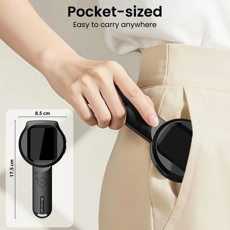 Taffware Mikroskop Digital Portable 100x IPS 2.8 Inch 2MP 500mAh - T54 Gambar produk Taffware Mikroskop Digital Portable 100x IPS 2.8 Inch 2MP 500mAh - T54 - 8