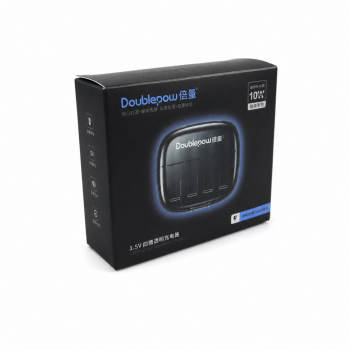 Gambar produk Doublepow Charger Baterai Box 4 Slot AA Li-Ion 1.5V Type C 10W - TC-04 - Kemasan