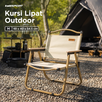 TaffSPORT Kursi Lipat Outdoor Camping Portable Foldable Oxford 600D - YH6