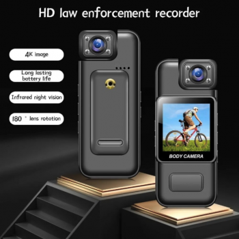 EDUPEE Body Cam Mini Camera Full HD 4K 8MP Rotating Lens 600mAh - ZC-M11