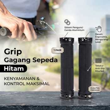 Gambar produk Grip Gagang Sepeda Universal Bicycle Handlebar Anti Slip 1 Pair - CL8455