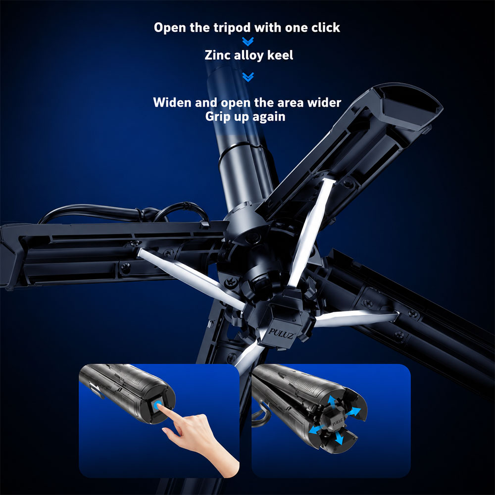 Cuth Tongsis Smartphone Selfie Stick Teleskopik Tripod with Bluetooth - P15mini Gambar produk Cuth Tongsis Smartphone Selfie Stick Teleskopik Tripod with Bluetooth - P15mini - 5