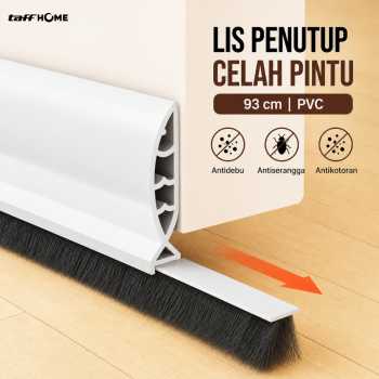 TaffHOME Lis Penutup Celah Pintu Penghalang Debu Door Bottom Seal 93cm - T930