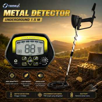 TIANXUN Pendeteksi Logam Metal Gold Silver Detector Finder 9V - MD4060