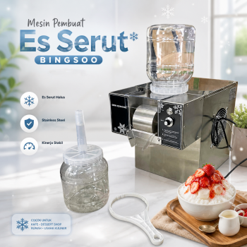 Gambar produk KTTOOL Mesin Pembuat Es Serut Bingsoo Korean Snowflake Ice Shaving - ZB-XBJ60
