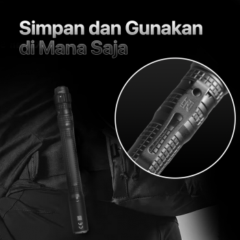 Gambar produk NEXTORCH Lampu Senter LED Mini Penlight Tactical USB Type C 850 Lumens - TA22 - 6