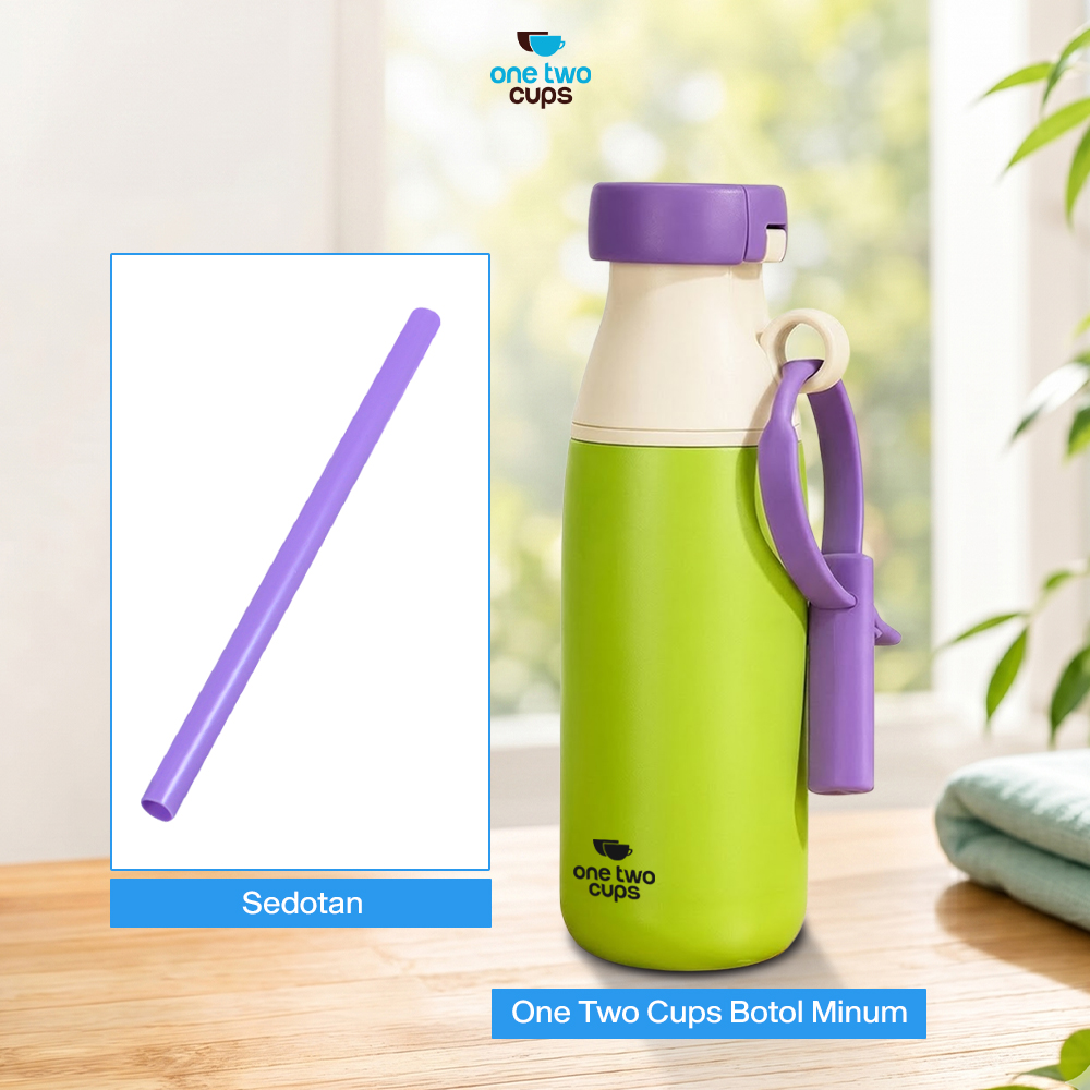 One Two Cups Botol Minum Tumbler Air BPA Free Stainless Steel 520ml - CL520 Gambar produk One Two Cups Botol Minum Tumbler Air BPA Free Stainless Steel 520ml - CL520 - 8