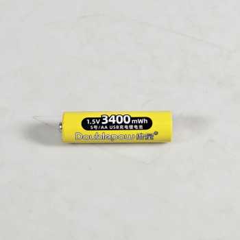 Gambar produk Doublepow Baterai Isi Ulang AA Rechargeable Type C 3400mWh 1.5V 1 PCS - DP-3000 - 1