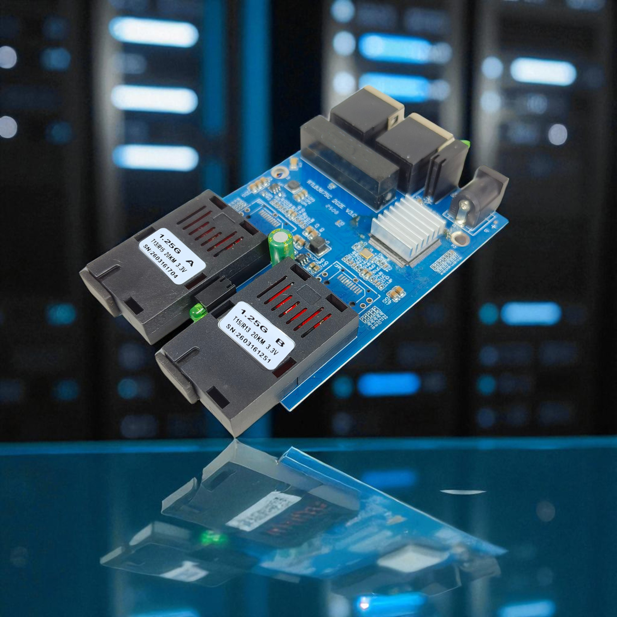 TNK Gigabit Fiber Optical Ethernet Media Converter - 2GF2GE Gambar produk TNK Gigabit Fiber Optical Ethernet Media Converter - 2GF2GE - 2