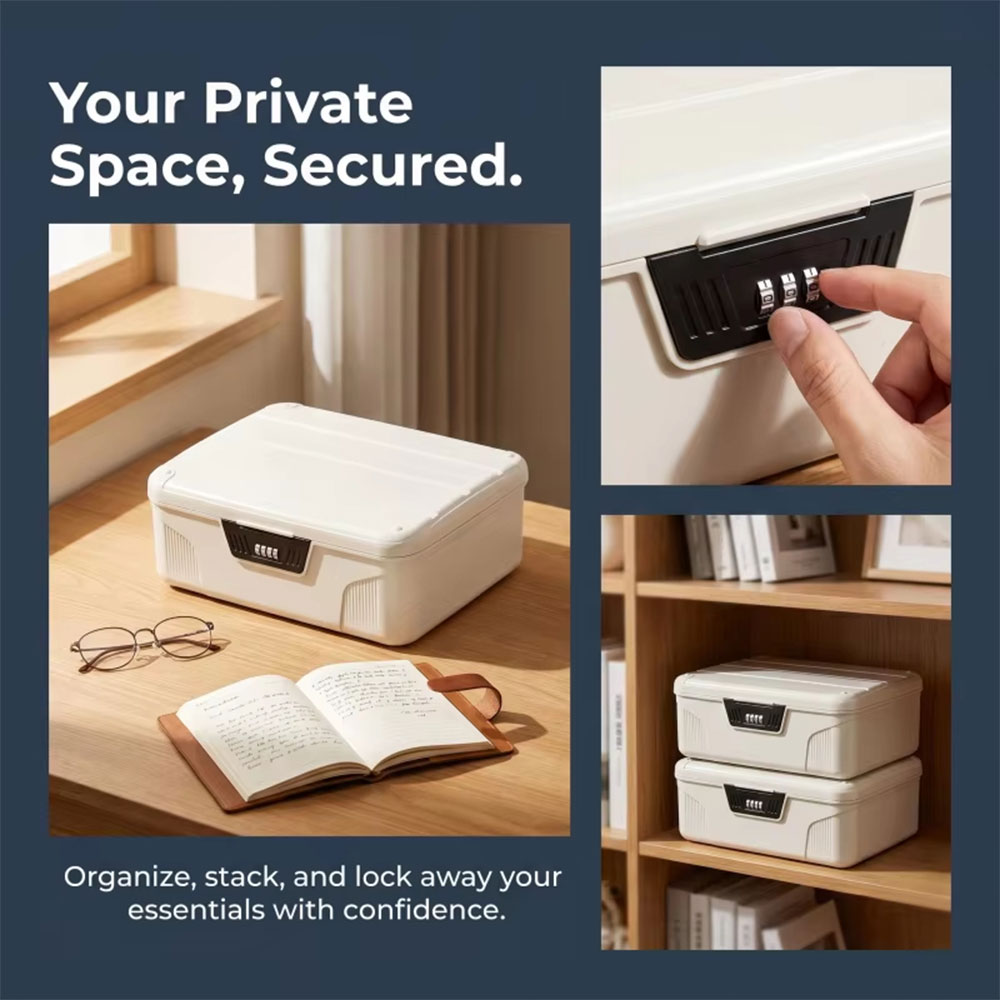 TEDEY Kotak Brankas Safety Box Portable Password M - 8875 Gambar produk TEDEY Kotak Brankas Safety Box Portable Password M - 8875 - 3