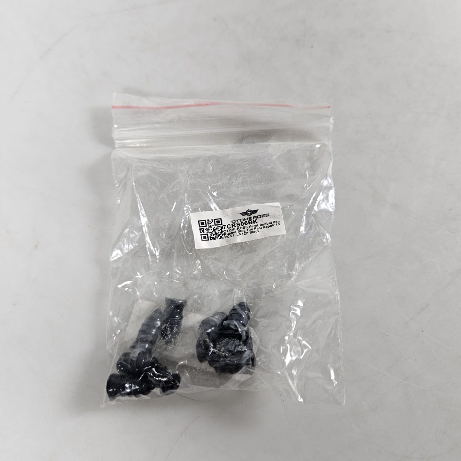 OTOHEROES Karet Tambal Ban Rubber Stud Tire Fast Repair 10 PCS Size L - LN122 Gambar produk OTOHEROES Karet Tambal Ban Rubber Stud Tire Fast Repair 10 PCS Size L - LN122 - Kemasan