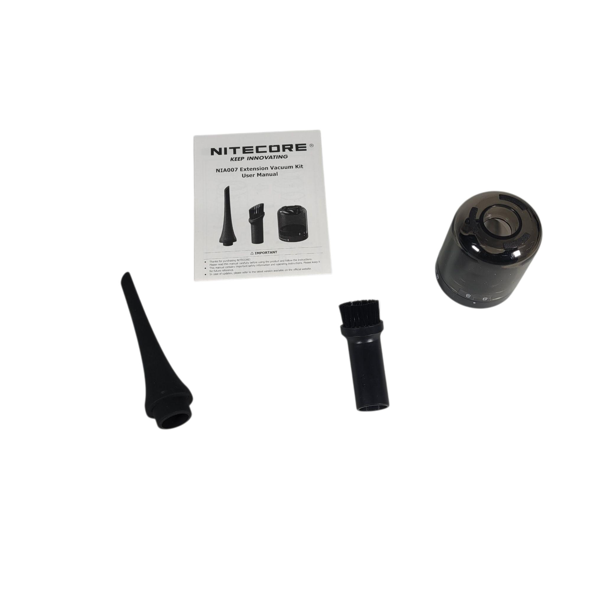 Gambar produk NITECORE Extension Vacuum Kit Nozzle Dust Bin 3in1 for BB Nano Blower - NIA007 - 6