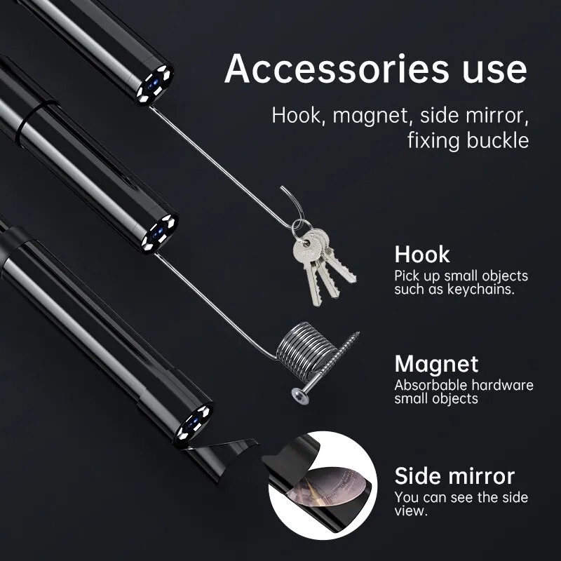 Taffware Kamera Endoskop Industrial Borescope 2.4 Inch IP67 2600mAh 5M - 128A Gambar produk Taffware Kamera Endoskop Industrial Borescope 2.4 Inch IP67 2600mAh 5M - 128A - 5