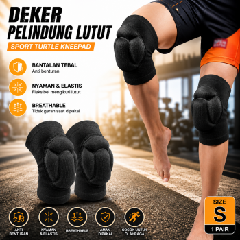 Karasu Deker Pelindung Lutut Sport Turtle Kneepad Gym Fitness 1 Pair - INU65