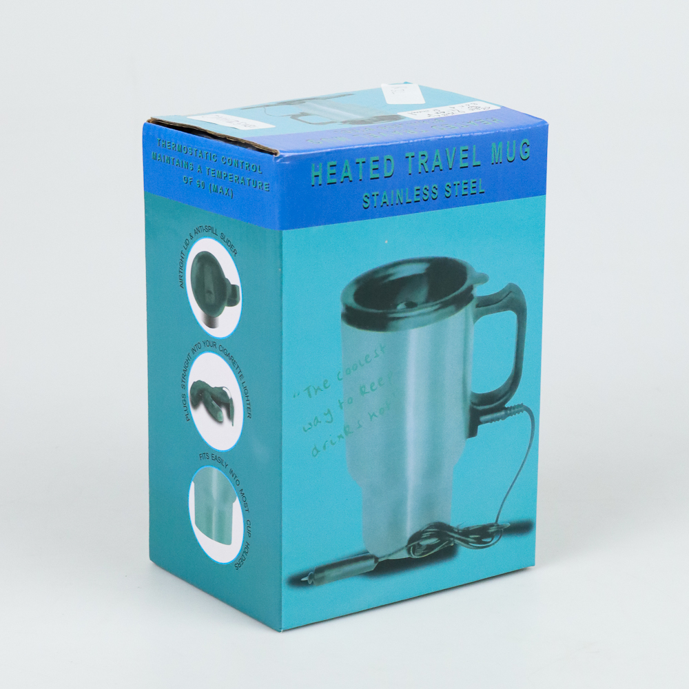 Pepisky Cangkir Gelas Pemanas Air Elektrik Mobil Heat Travel Mug 500ml - NJ99 Gambar produk Pepisky Cangkir Gelas Pemanas Air Elektrik Mobil Heat Travel Mug 500ml - NJ99 - Kemasan